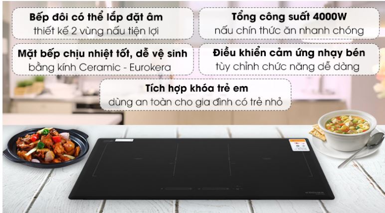 Kocher DIB4-888 sử dụng chất liệu thép trắng cao cấp