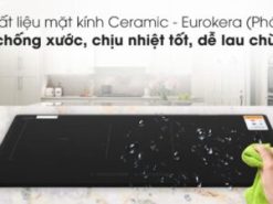 Bếp từ Kocher DIB4-888 sử dụng mặt kính Eurokera