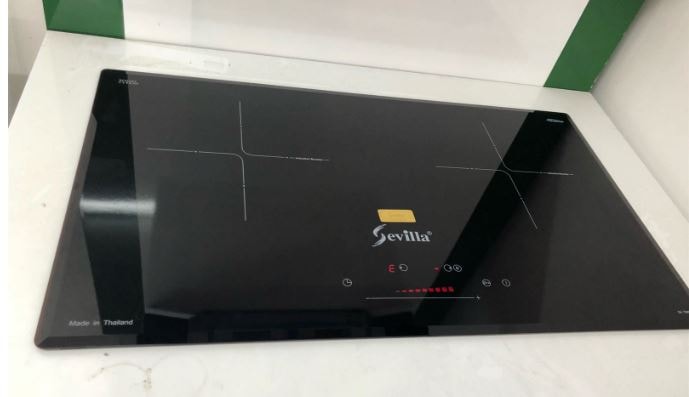 Bếp từ Sevilla SV-T88S 6 Bếp Từ 2 vùng nấu Sevilla SV-T88S sử dụng bảng điều khiển cảm ứng dạng trượt slide hiện đại với 9 cấp độ