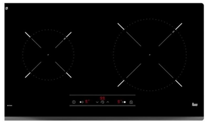 1. Bếp từ Teka IZ 7210 với thiết kế 2 vùng nấu linh hoạt