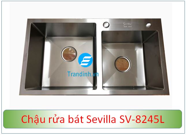 Chậu rửa bát Sevilla inox 304 đúc nguyên khối