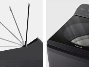 Nắp kính cường lực chống sập-Máy giặt Panasonic 9 kg NA-F90A9DRV lồng đứng