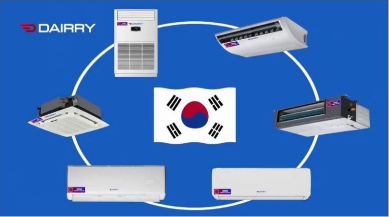 2. Điều hòa Dairry DR12-SKC đến từ thương hiệu Hàn Quốc