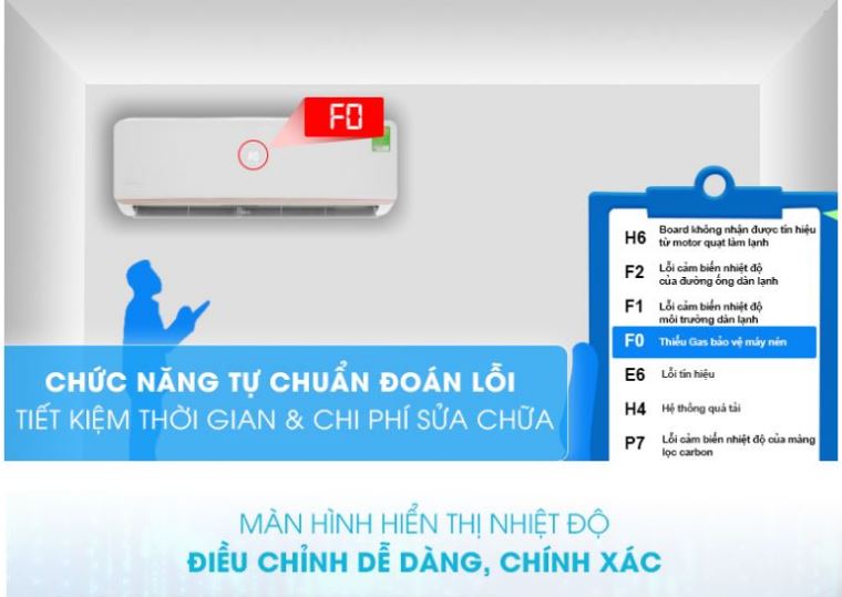 8. Electrolux ESV09CRO-D1 sở hữu chức năng chuẩn đoán lỗi thông minh