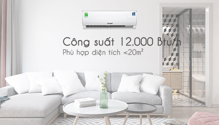 Điều hòa Funiki 12000BTU HSC12TMU 5 Thiết kế hiện đại với kiểu dáng thanh lịch