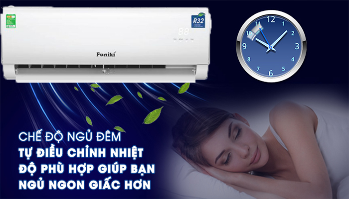 Thư giãn với chế độ ngủ đêm (Sleep) cực kỳ êm ái
