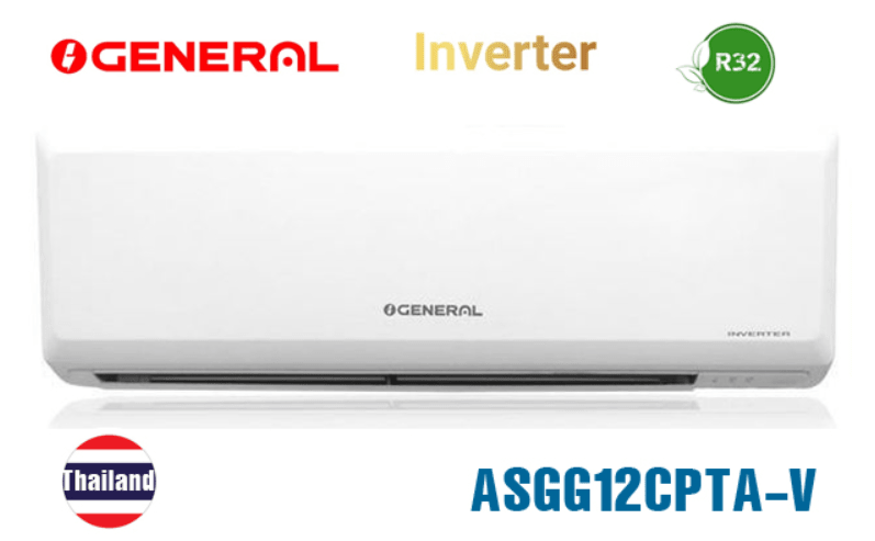 Điều hòa General ASGG12CPTA-V 12000BTU 1 chiều inverter 4 1. Điều hòa General ASGG12CPTA-V 9000BTU 1 chiều inverter có thiết kế hiện đại sang trọng