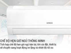 7. Điều hòa Hitachi RASXJ18CKV sở hữu chế độ hẹn giờ ngủ thông minh