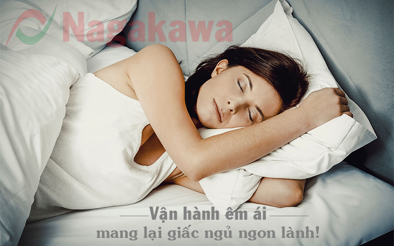 Điều hòa nagakawa vận hành êm ái mang lại giấc ngủ ngon lành