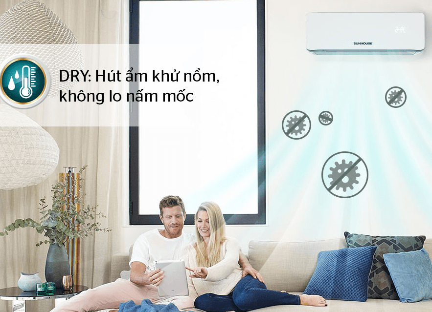 Máy lạnh Sunhouse SHR-AW24C310 sử dụng Gas R410a an toàn sức khỏe, thân thiện môi trường