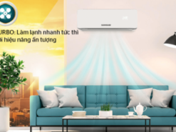 Làm lạnh nhanh với chế độ Turbo tiện lợi trên máy lạnh Sunhouse AW24C310
