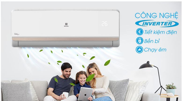 Điều hòa Electrolux ESV12CRR-C2 12000BTU 1 chiều inverter 7 3. Điều hòa inverter Electrolux sở hữu công nghệ Inverter vận hành ổn định, tiết kiệm điện năng