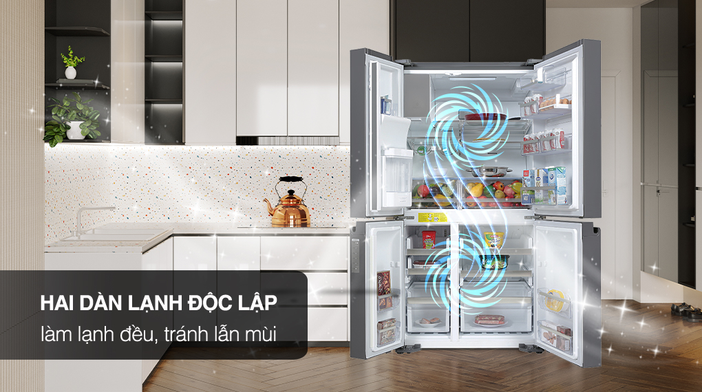 Tủ lạnh Electrolux Inverter 609 Lít EQE6879A-B 9 Tủ lạnh Electrolux Inverter 609 Lít EQE6879A-B - Công nghệ làm lạnh