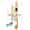 Khóa cửa đại sảnh Demax SL 888 24K BRASS