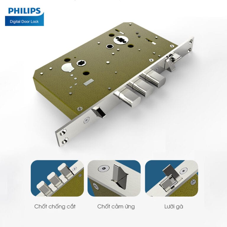 Khoá cửa điện tử Philips Easykey ALPHA 2 1. Khoá cửa điện tử Philips Easykey ALPHA kiểu dáng sang trọng, đẳng cấp