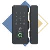 Khóa cửa kính Kitos KT-GL22 - Vân tay, mã số, thẻ từ