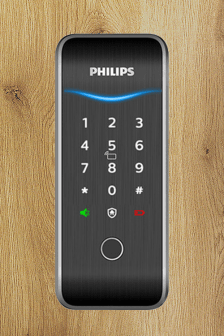 2. Bề mặt khoá điện tử Philips 5100-5HBKS phủ IML cao cấp 