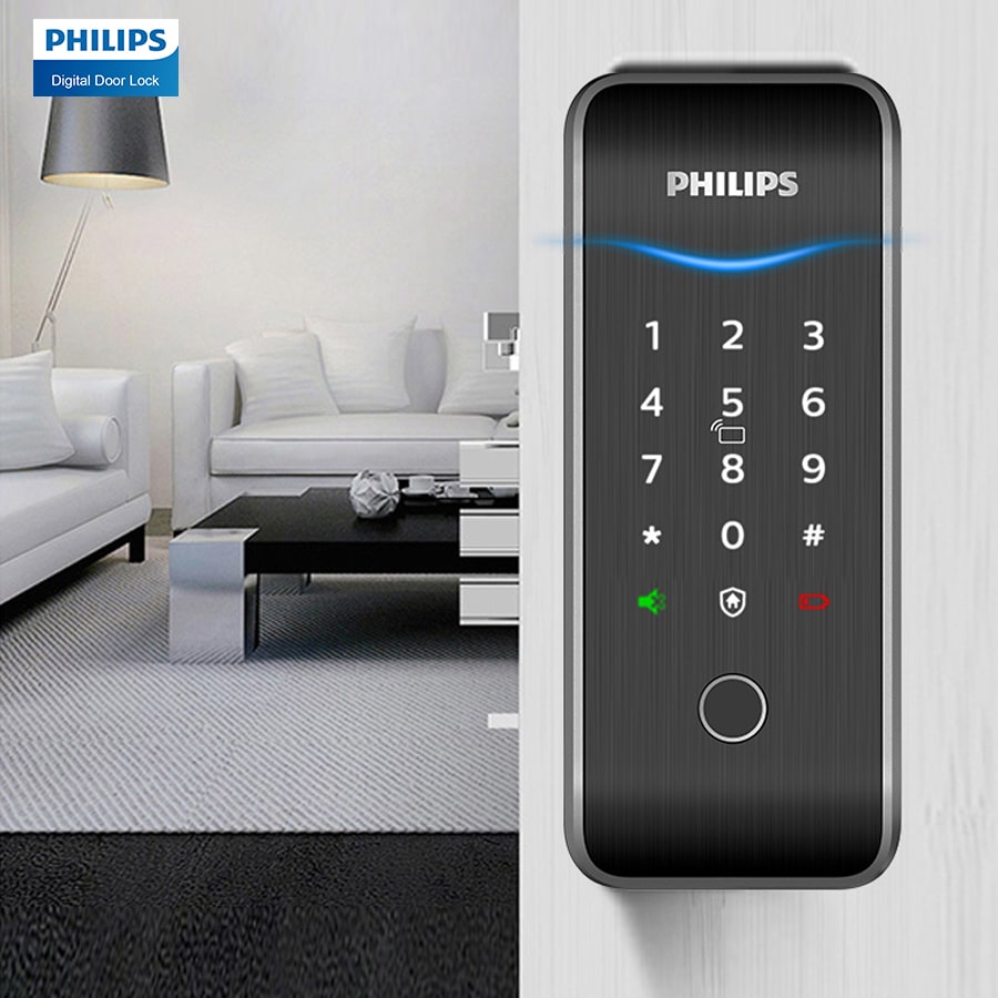 2. Bề mặt khoá điện tử Philips 5100-5HBKS phủ IML cao cấp 