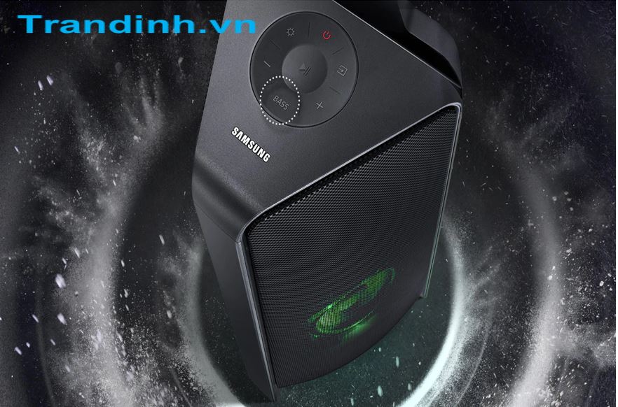 Loa Samsung MX-T40/XV có tính năng bass booster