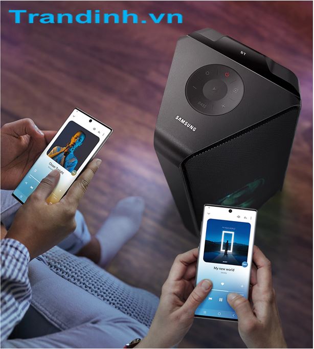Loa MX-T40/XV Có thể kết nối bất tận với Bluetooth
