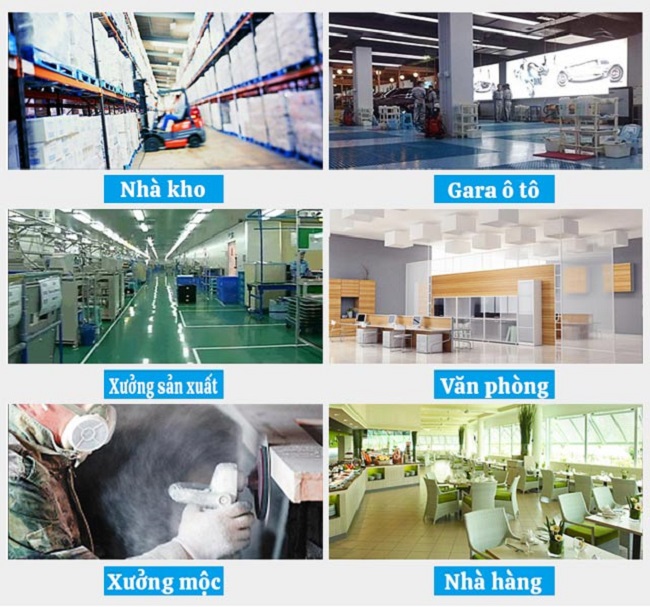 5. Máy hút bụi Palada PD 90 được ứng dụng rộng rãi
