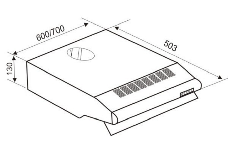 1. Thông số kỹ thuật của máy hút mùi Faster FS 0870BD