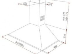 1. Thông số kỹ thuật máy hút mùi Teka DBB 90