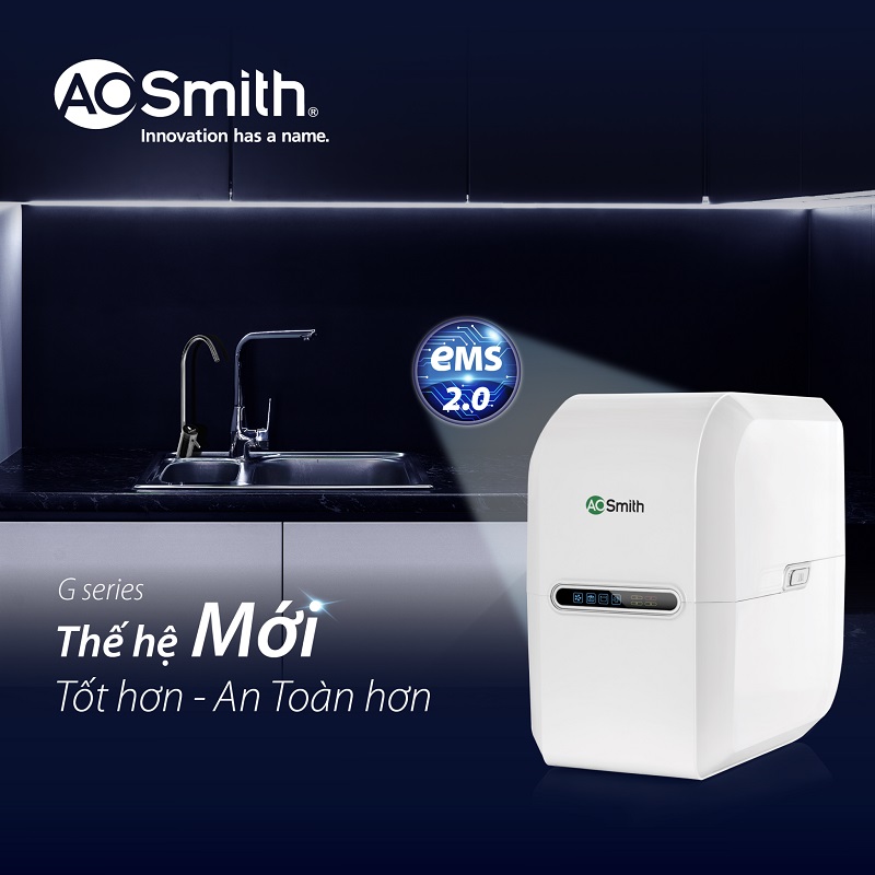 2. Máy lọc nước AO Smith G2 thiết kế sang trọng hiện đại