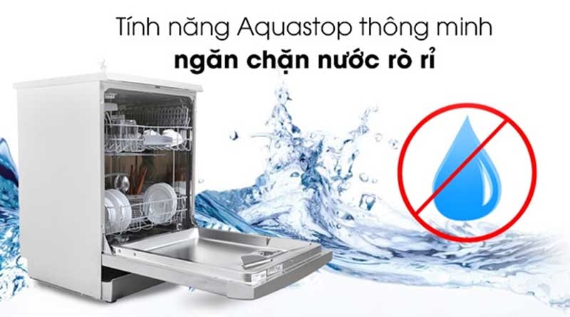 Tính năng AquaStop ngăn ngừa rò rỉ nước trên máy rửa chén 12 bộ Teka DW9 55S