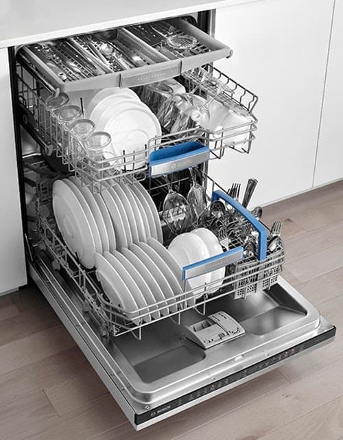 Dung tích rửa 15 bộ đồ ăn Châu Âu tương đương 3-4 bữa ăn Việt