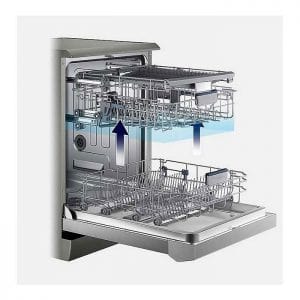 Hệ thống điều chỉnh giá linh hoạt với 3 giàn rửa, 3 tay phun