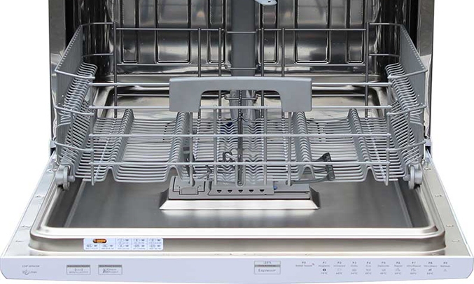 Máy rửa chén Candy CDP 2DS62W/T chứa 16 bộ chén