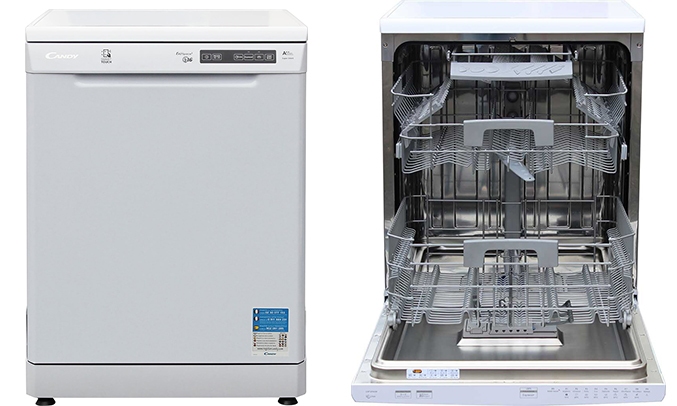 Máy rửa chén Candy CDP 2DS62W/T hiện đại bền lâu
