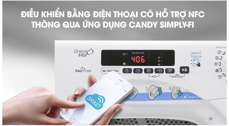 Điều khiển dễ dàng qua kết nối điện thoại thông minh