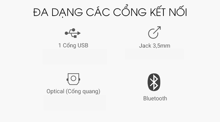 Loa thanh Sam Sung HW-R550 giá rẻ chính hãng hỗ trợ đa dạng các cổng kết nối