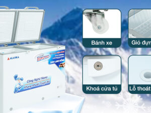 Tủ đông Alaska Inverter 221 lít BCD 3568CI - Tiện ích