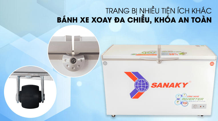 Tủ đông VH-4099W3 trang bị nhiều tính năng tiện ích