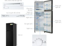 Tủ lạnh Hitachi Inverter 260 lít HRTN5275MFUVN
