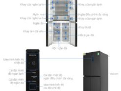 Tủ lạnh Hitachi Inverter 466 lít Multi Door HR4N7522DSDXVN