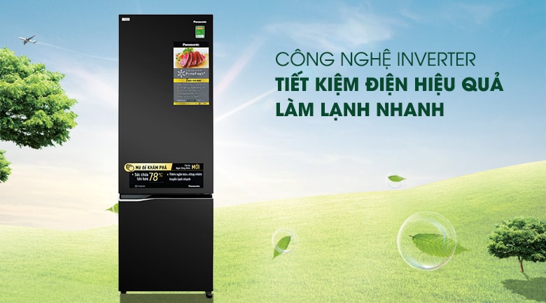 Tủ lạnh Panasonic inverter 322 lít NR-BC360QKVN 5 Tủ lạnh Panasonic NR-BC360QKVN tiết kiệm điện năng, vận hành êm ái