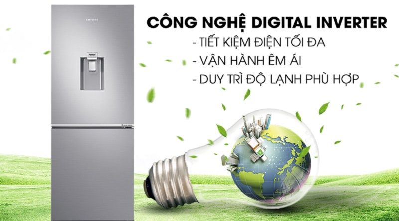 Vận hành êm ái và tiết kiệm điện năng với công nghệ độc quyền Digital Inverter