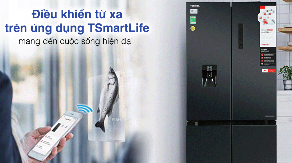 7. Tiện ích Tủ lạnh Toshiba 509 lít GR-RF605WI-PMV(06)-MG