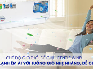 Điều hòa TCL Inverter 10000 BTU TAC-10CSD/TPG11 - Chế độ thổi gió Gentle Wind