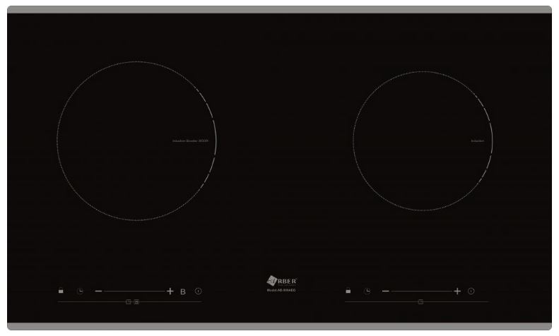 Bếp từ Arber AB 999AEG 1 1. Bếp từ Arber AB 999AEG gồm 2 vùng nấu với tổng công suất là 3600W