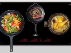 2. Bếp từ Chefs EH-IH536 sử dụng mặt kính Schott Ceran nhập khẩu nguyên chiếc từ Đức