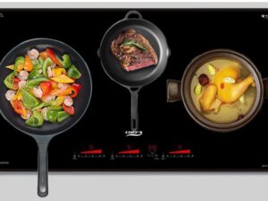 2. Bếp từ Chefs EH-IH536 sử dụng mặt kính Schott Ceran nhập khẩu nguyên chiếc từ Đức