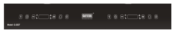 Bếp từ Giovani G 252T 7 Bếp điện từ Giovani G 252T sở hữu bảng điều khiển công nghệ cảm ứng thế hệ mới