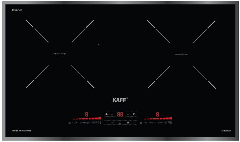 1. Bếp từ Kaff KF-FL866GII sử dụng mặt kính Crystal được làm từ chất liệu gốm thủy tinh