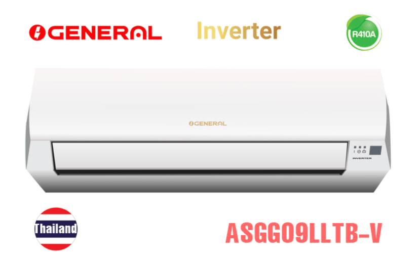 Điều hòa General ASGG12LLTB-V 12000BTU 2 chiều inverter 4 1. Điều hòa General ASGG12LLTB-V 12000BTU 2 chiều inverter có thiết kế gọn gàng, sang trọng