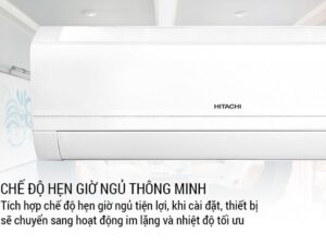 6. Điều hòa Hitachi RAS XJ10CKV sở hữu chế độ hẹn giờ ngủ thông minh
